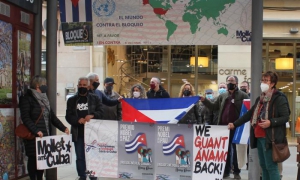 Barcelona realiza acciones solidarias por Cuba