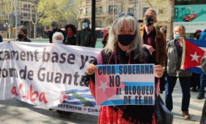 Cubanos residentes y amigos del Movimiento de solidaridad con Cuba condenan el b