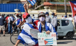 Caravana contra el bloqueo en La Habana