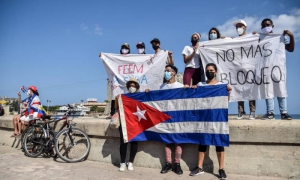 Caravana contra el bloqueo