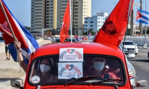 Caravana contra el bloqueo