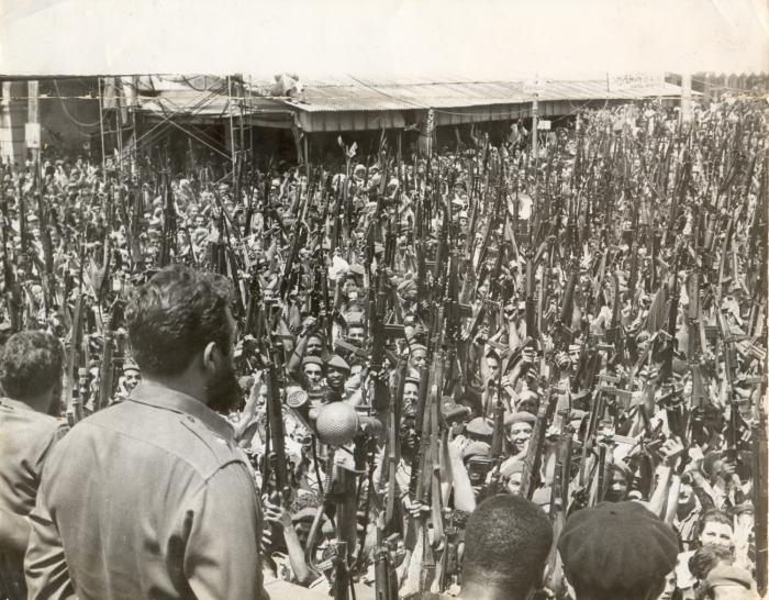 El 8vo. Congreso iniciará justo a 60 años de declarada socialista nuestra Revolución, y finalizará en el 
mismo aniversario de la victoria del pueblo en Playa Girón. Foto: Raúl Corrales
