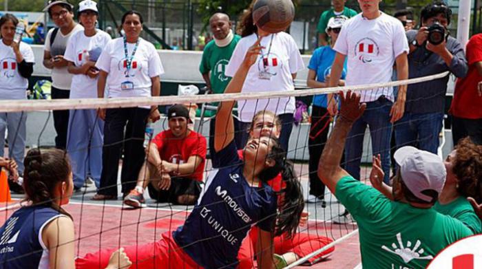 La práctica de todos los deportes paralímpicos es un objetivo inmediato de Perú. Voleibol sentado
