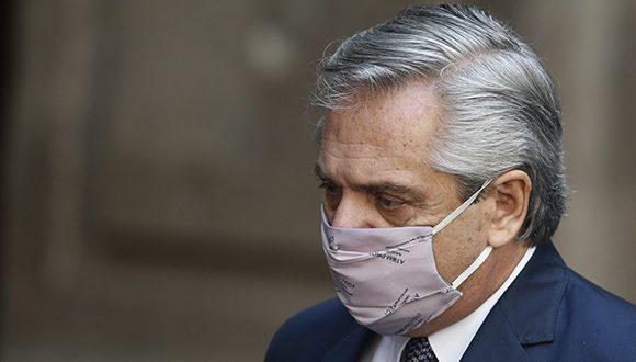 El presidente argentino, Alberto Fernández. Foto: AP