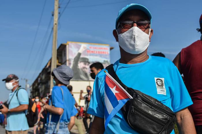 Caravana contra el bloqueo en Villa Clara