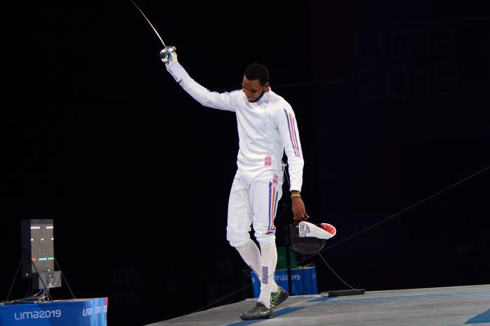 XVIII Juegos Panamericanos - El espadista cubano Yunior Reytor obtuvo medalla de bronce en la esgrima panamericana