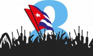 Logo congreso del PCC. 8vo. Congreso
