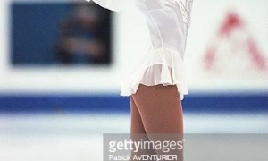 Sarah Abitbol, medallista de bronce mundial en patinaje artístico. Foto: Getty I