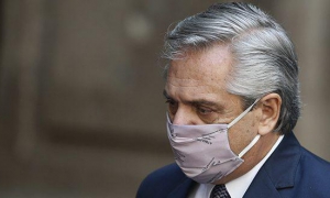 El presidente argentino, Alberto Fernández. Foto: AP