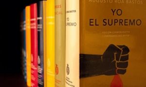 Portada de la edición conmemorativa de Yo el supremo, con motivo del centenario 