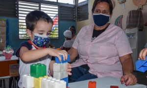Nereida Hernández Pérez, directora del círculo infantil Nueva Generación, durant
