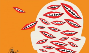 Cartel de la 22 Bienal Internacional de Humorismo Gráfico, Cuba, 2021