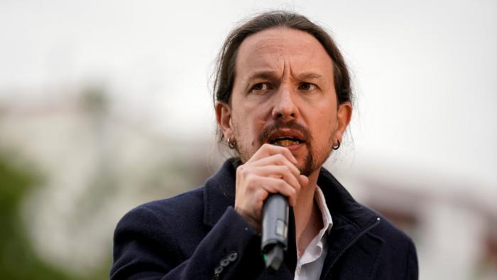 Pablo Iglesias reconoce resultados de las elecciones regionales de Madrid, España