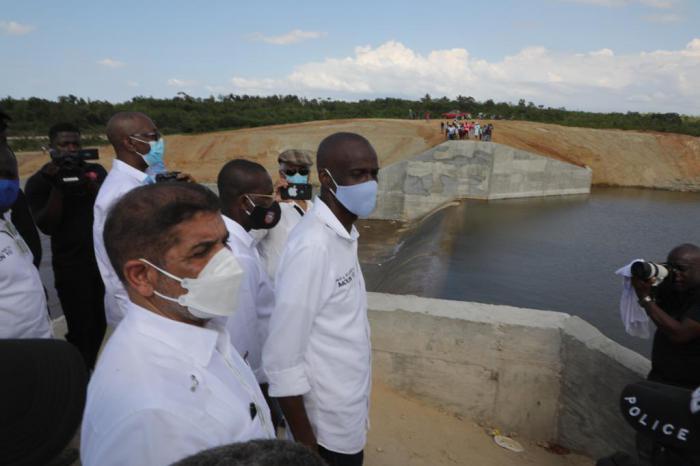 Inauguración de la presa Marion en Haití.