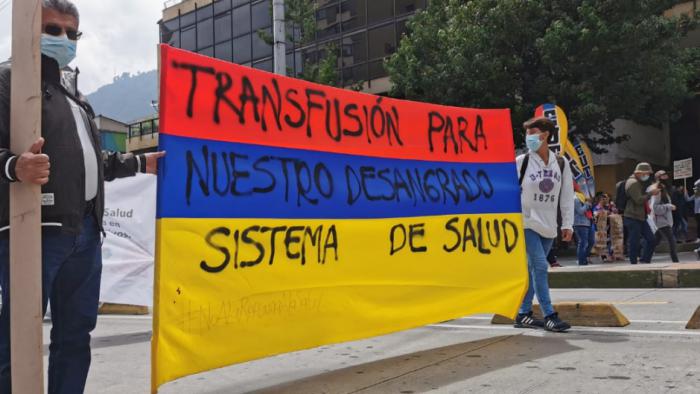 El Comité Nacional de Paro exige que se retire el Proyecto de Ley 010 de Salud. 