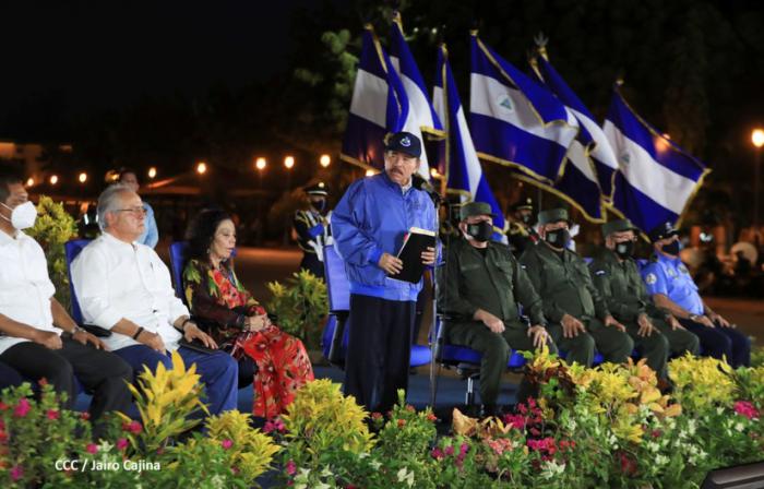 Acto de recordación al 126 aniversario del natalicio de Augusto César Sandino. 