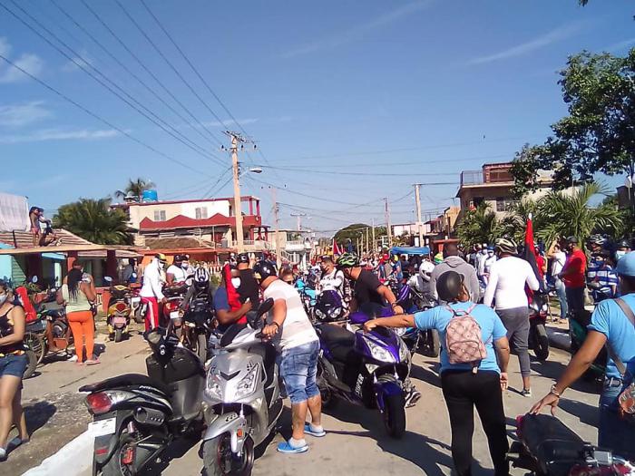 Ciego de Ávila en contra del bloqueo. Foto: ANPP