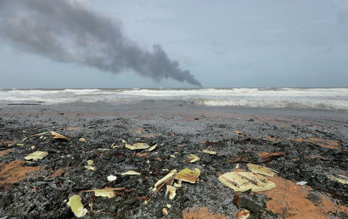 Desastre ecologico en Sri Lanka. 