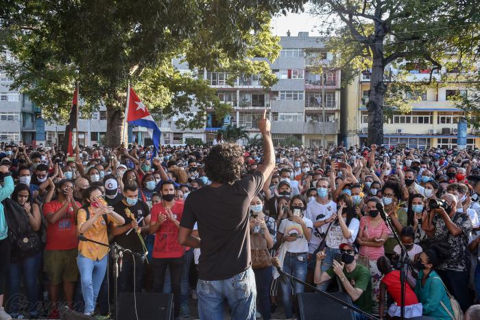 Tangana en el Trillo, con la presencia de Miguel Diaz Canel
