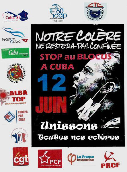 Cuba Si France, asociación encargada de organizar la concentración del 12 de junio. FOTO; FACEBBOK DE Cuba Si France