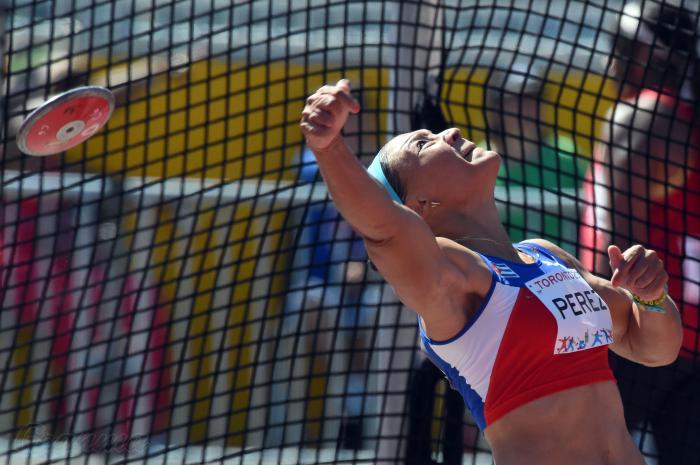 Atletismo Pana Disco F Yaime Perez plata