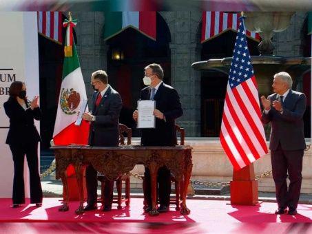 Kamala Harris afirmó que junto con México están entrando en una nueva era tras la reunión con el presidente mexicano