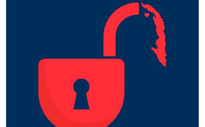 Cartel contra el bloqueo