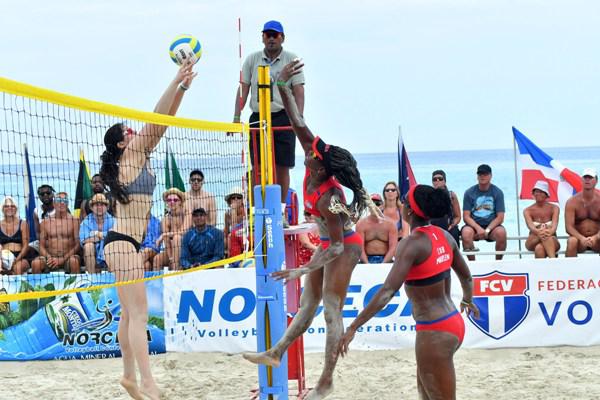 Las duplas cubanas buscarán el boleto en México. FOTO: NORCECA
