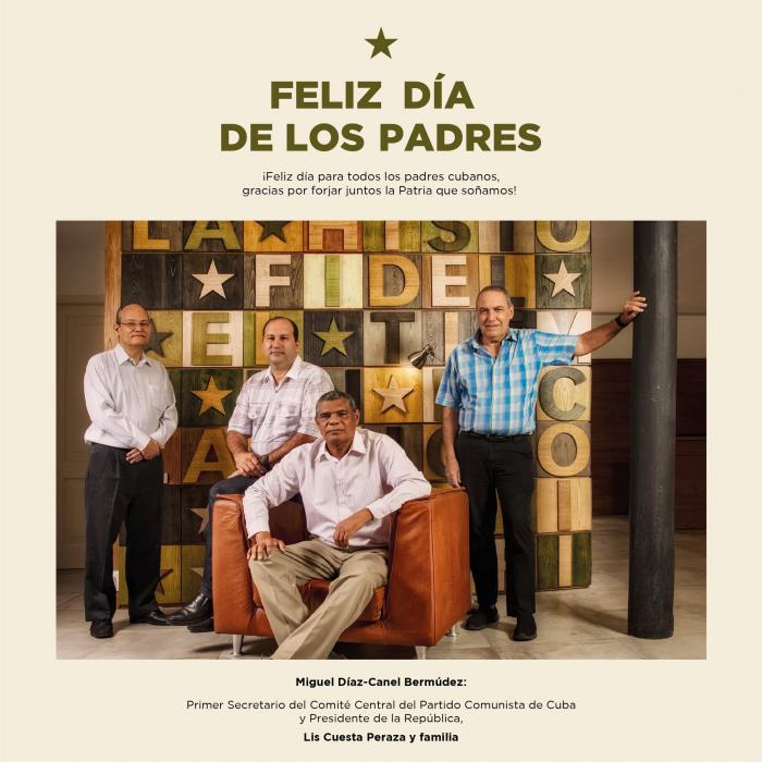Felicita Díaz-Canel a los padres cubanos