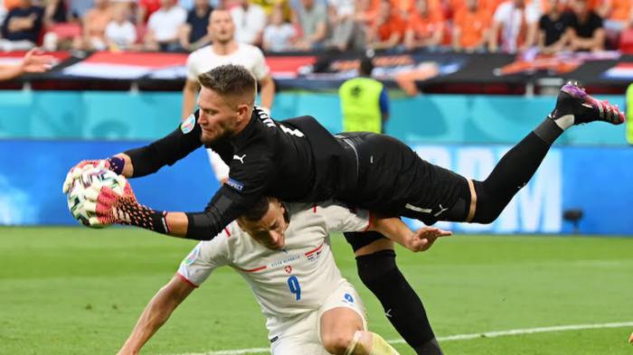 Los checos enfrentarán a Dinamarca en cuartos de final. foto: uefa.com