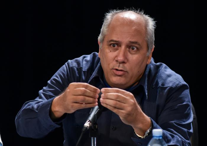 Balance anual 2019 del Ministerio de Cultura, presiden Miguel Díaz Canel Bermúdez, presidente de la República de Cuba, Esteban Lazo Hernández, Presidente de la Asamblea Nacional y del Consejo de Estado, Roberto Morales Ojeda, Vicepresidente del Consejo de Estado, Alpidio Alonso, ministro de cultura, en el Museo Nacional de Bellas Artes
