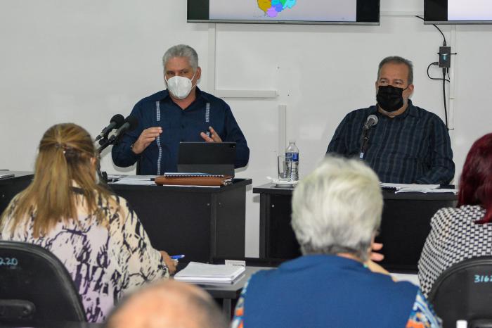 Miguel Diaz Canel en Camaguey