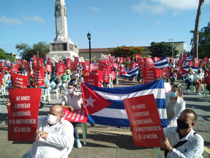 Acto en Villa Clara