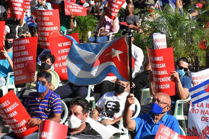 Acto en Villa Clara