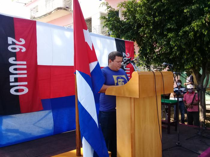 Jannis Laffita CDR. Acto en Guantánamo