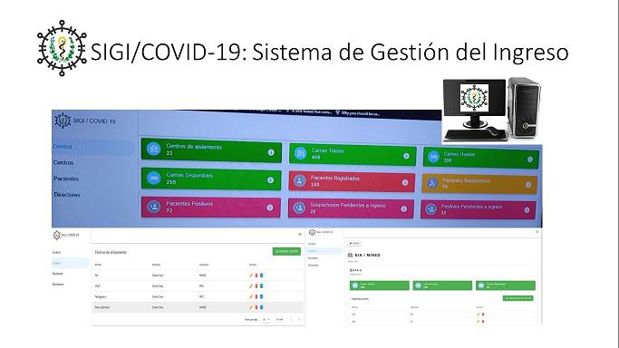Vista del Sistema de Gestión de Ingreso (SIGI).