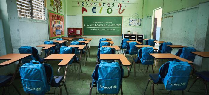 Preocupa a la Unicef el cierre de las escuelas debido a la pandemia por COVID-19