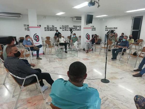 La Asociación de Músicos de la #Uneac se sumó este viernes al ciclo de debates #Diálogos60.