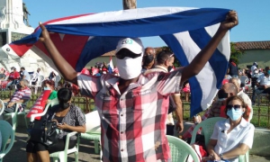 Acto Revolucionario en Villa Clara