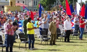 Acto Revolucionario en Santiago de Cuba