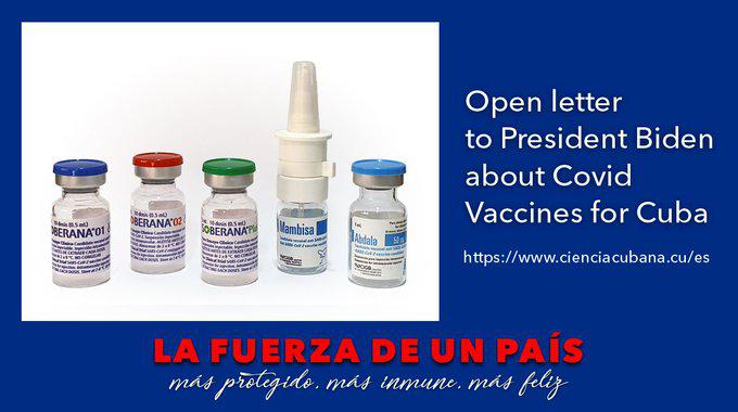 carta a Biden de cientificos
