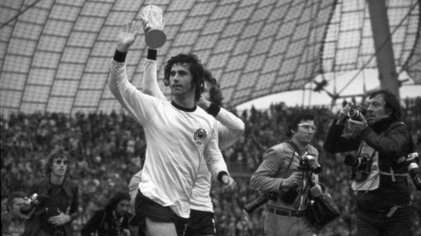 Gerd Muller marcó el gol de la victoria para Alemania en la final de la Copa del Mundo de 1974.