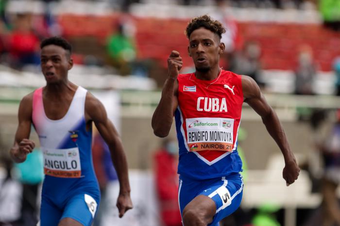 Shainer Reginfo (derecha), de Cuba