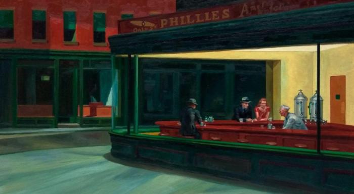 Nighthawks, obra de Edward Hopper