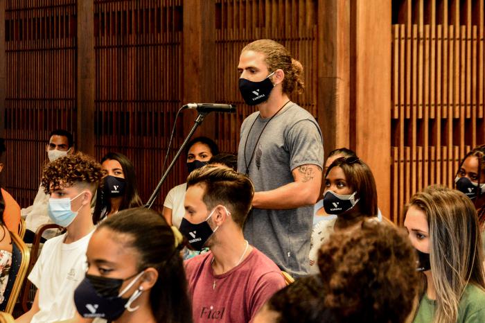 Encuentro de Diaz Canel con jóvenes estudiantes y profesores de la Universidad de Ciencias Pedagógicas “Enrique José Varona”
