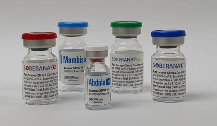 Vacunas cubanas contra la Covid-19, Soberana 01, Soberana 02, Soberana Plus, Abdala y Mambisa.