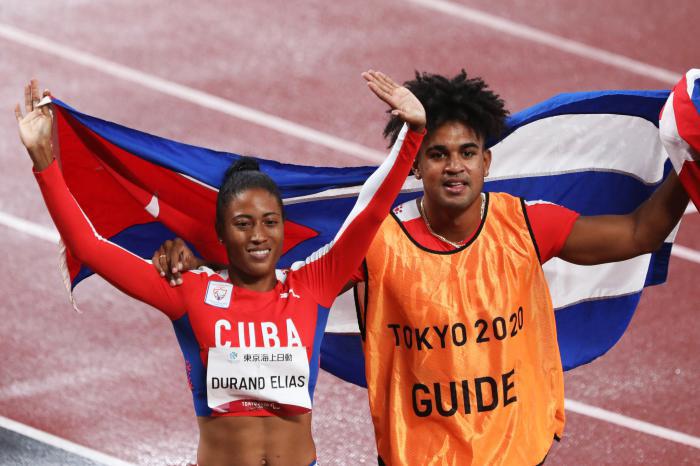 XVI Juegos Paralimpicos de Tokio - Omara Durand y Yuniol Kindelan- final de los 400 metros en Tokio