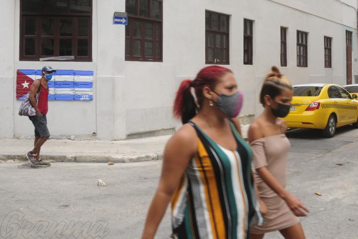 Población de La Habana después de los disturbios del 11 de julio de 2021.