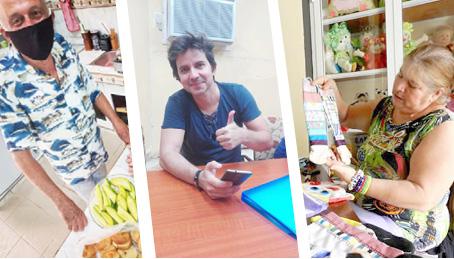 Proyectos como El Mejunje, que confecciona por estos días alimentos para personas necesitadas;  el del poeta Esix Castañeda, creador de un grupo en Facebook, ejemplo de solidaridad, y Carsueños, premio nacional de Cultura Comunitaria, que confecciona nasobucos, dirigen otras acciones  a la comunidad.