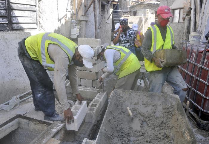 Ciudadela , Las Margarita en fase construtiva por brigada del Ministerio de la Agricultura.